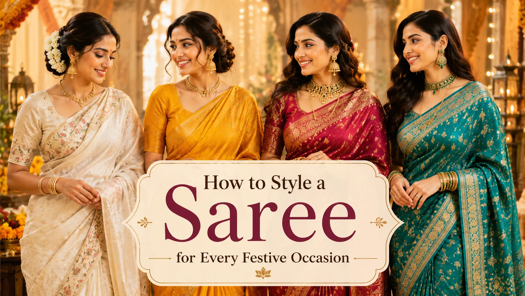 How to Style a Saree for Every Festive Occasion