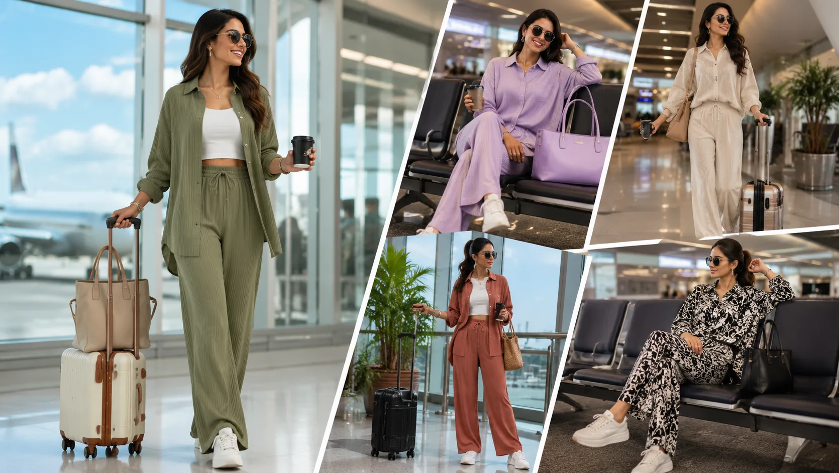 Airport Looks with Co-Ord Sets: Travel in Style and Comfort