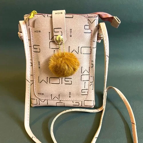 Rose Gold Colored Color Sling Bag