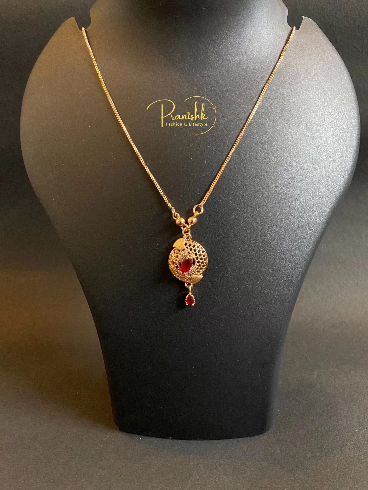Red Stone AD Pendant