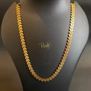 Gold Plated Traditional Leaf Design Chain