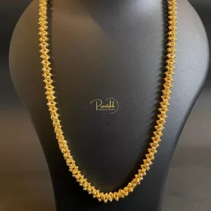 Gold Plated Kerala Sundari Ball Design South Indian Unique Rare Chain