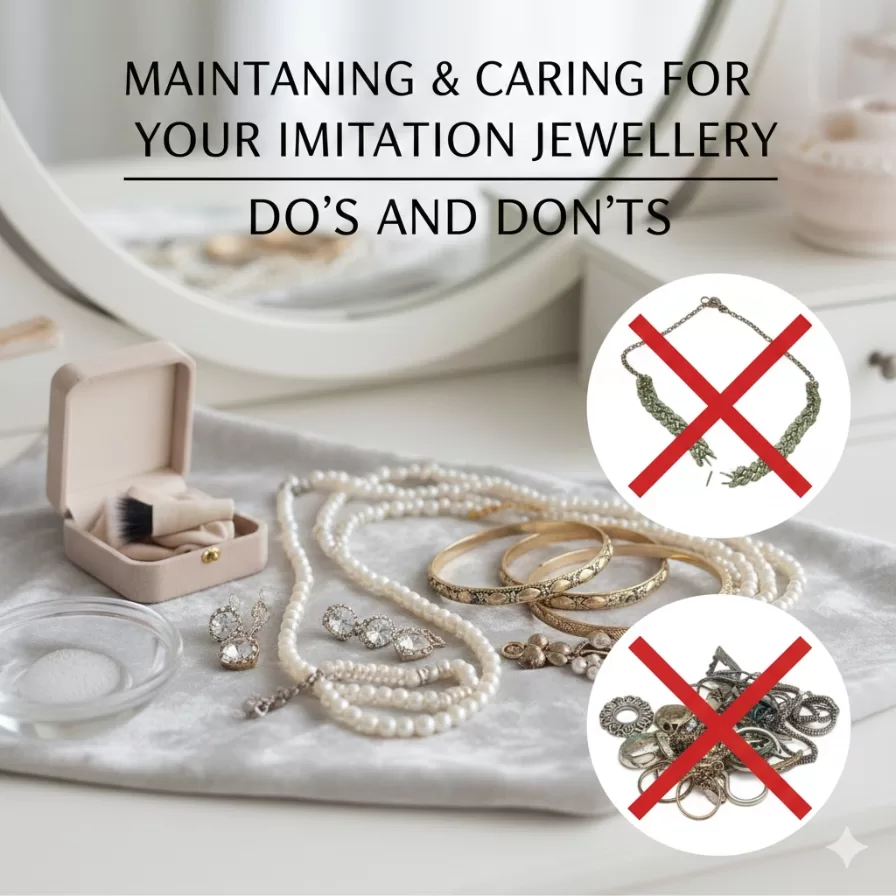 Maintaining & Caring for Your Imitation Jewellery: Do’s and Don’ts